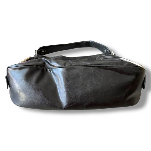 Valentino by Serendipity Valentino leather black bag on a short handle - Picture 3 of 12